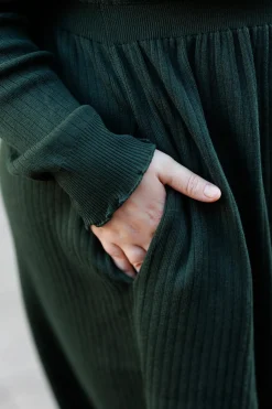 Rib kjole -*Careless Fashion