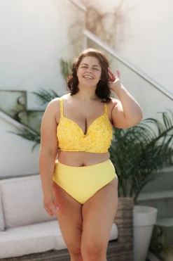 Roma bikinitopp - Gul - Pansy*Careless Online