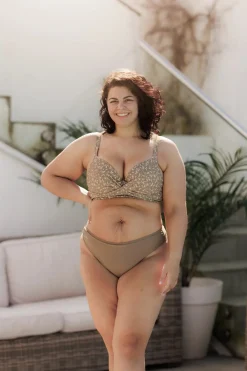 Roma bikinitopp - Mørk beige - Dalia*Careless Online