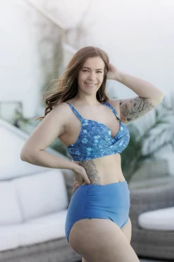 Roma bikinitopp - Mørkeblå - Pansy*Careless Online