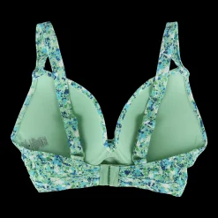 Roma bikinitopp - Pastellgrønn - Flower paint*Careless Outlet