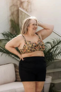 Roma bikinitopp - Svart - Flowerpower*Careless Best