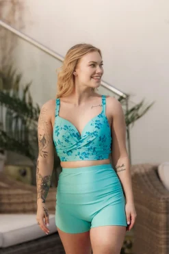Roma bikinitopp - Turkis - Blossom*Careless Hot