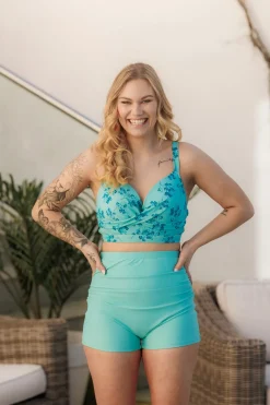 Roma bikinitopp - Turkis - Blossom*Careless Hot